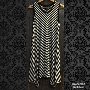 Mossimo Stripy Handkerchief-Hem Dress